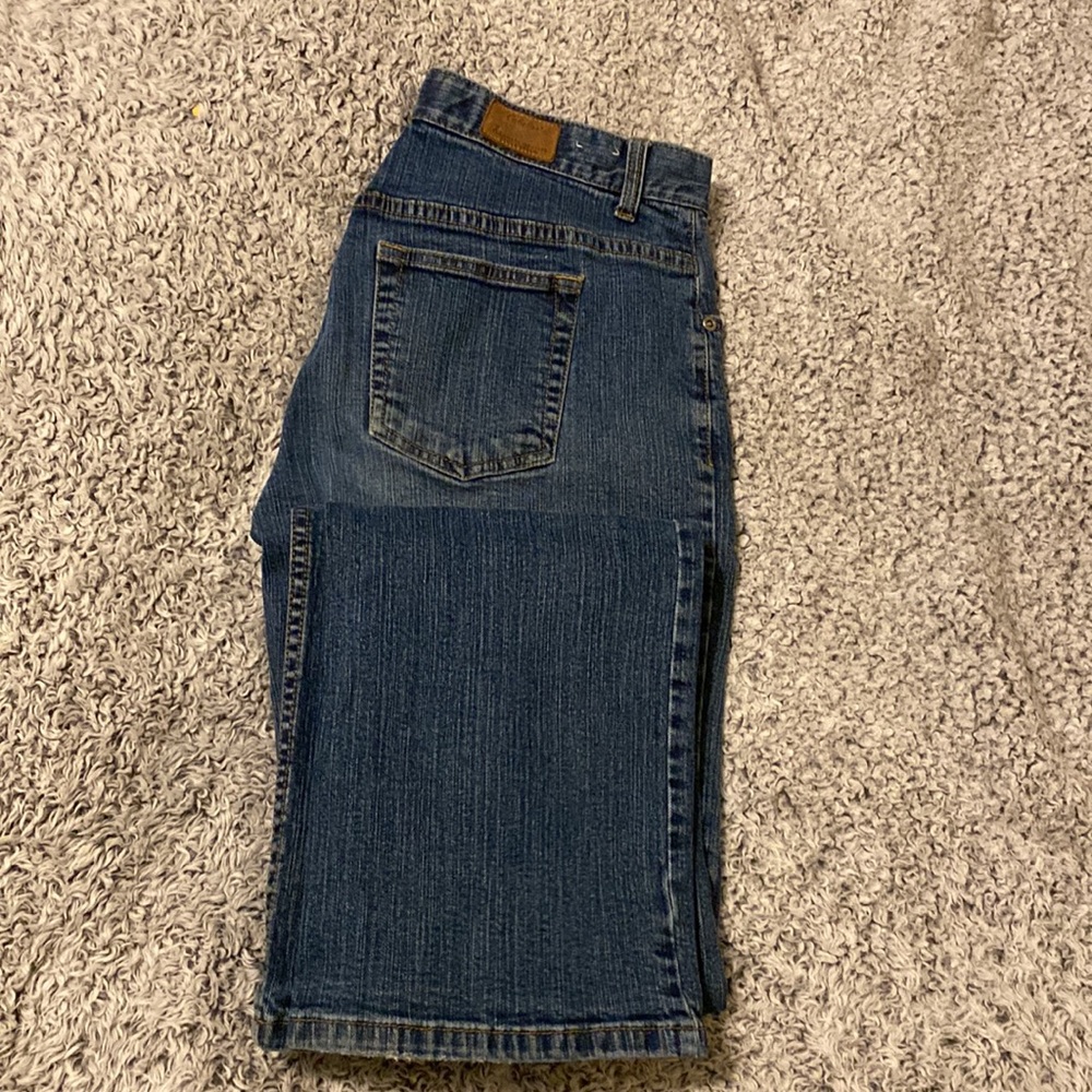 Ladies Cabela's blue jeans.